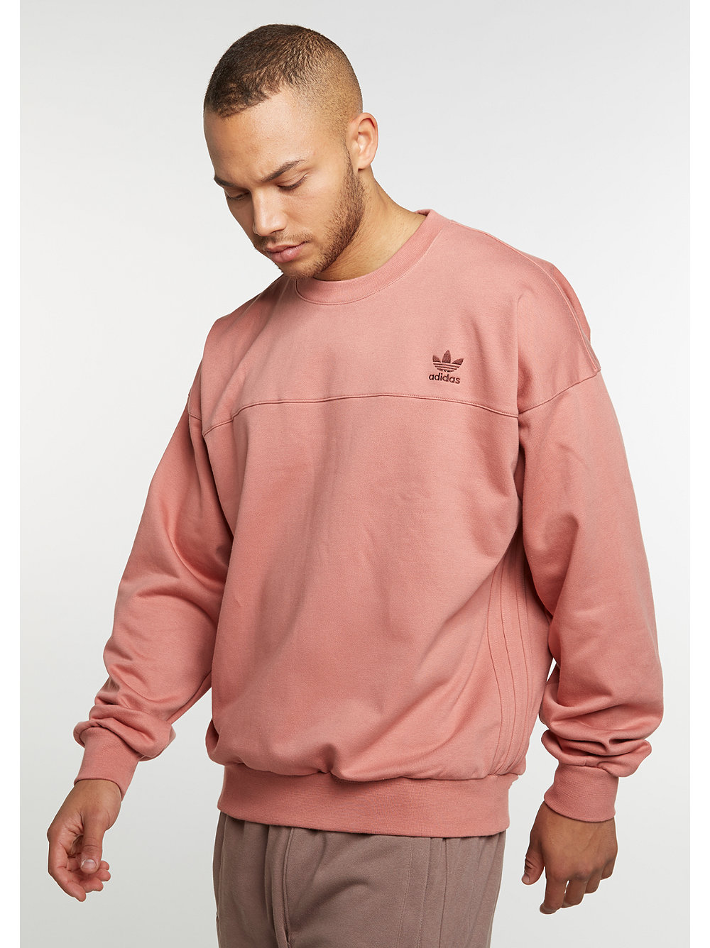 adidas Crew sweater raw pink adidas Crew sweater raw pink